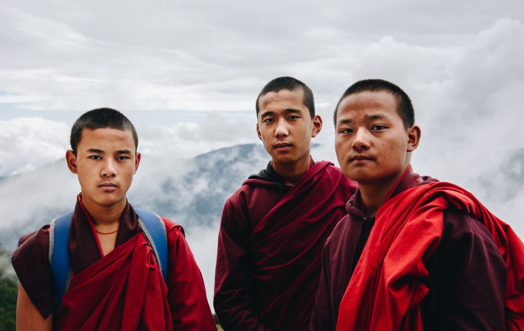 Bhutanese monks