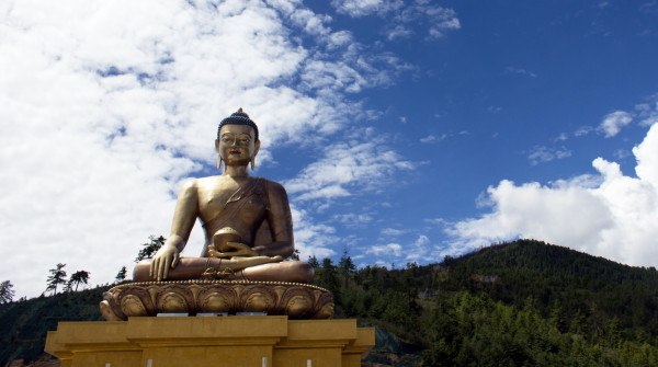 A monk statue, Bhutan