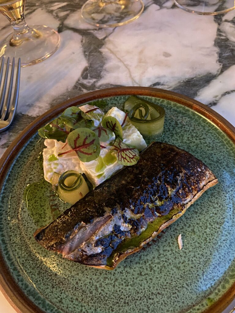 Mackerel Starter at Plate Restaurant