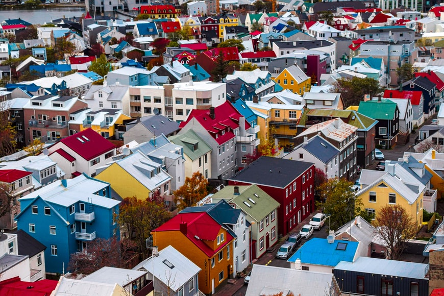 The colourful city of Reykjavik is the world's most northerly city