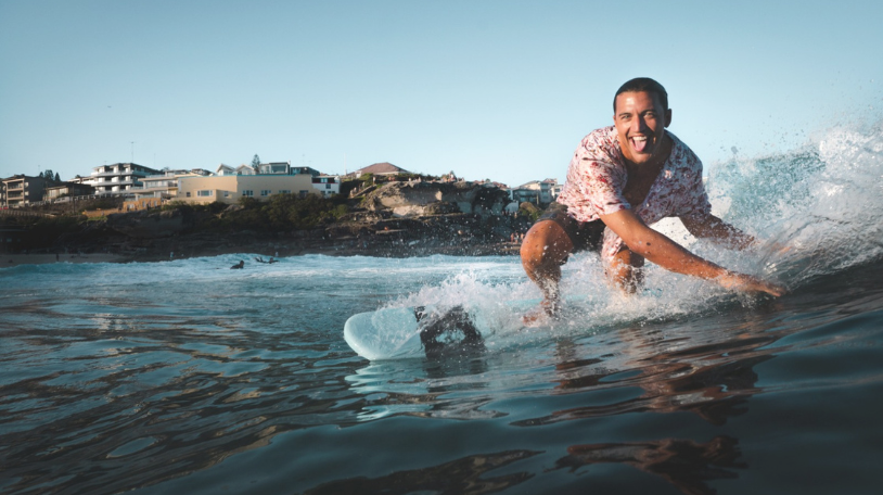 Nathan Ball - surfing